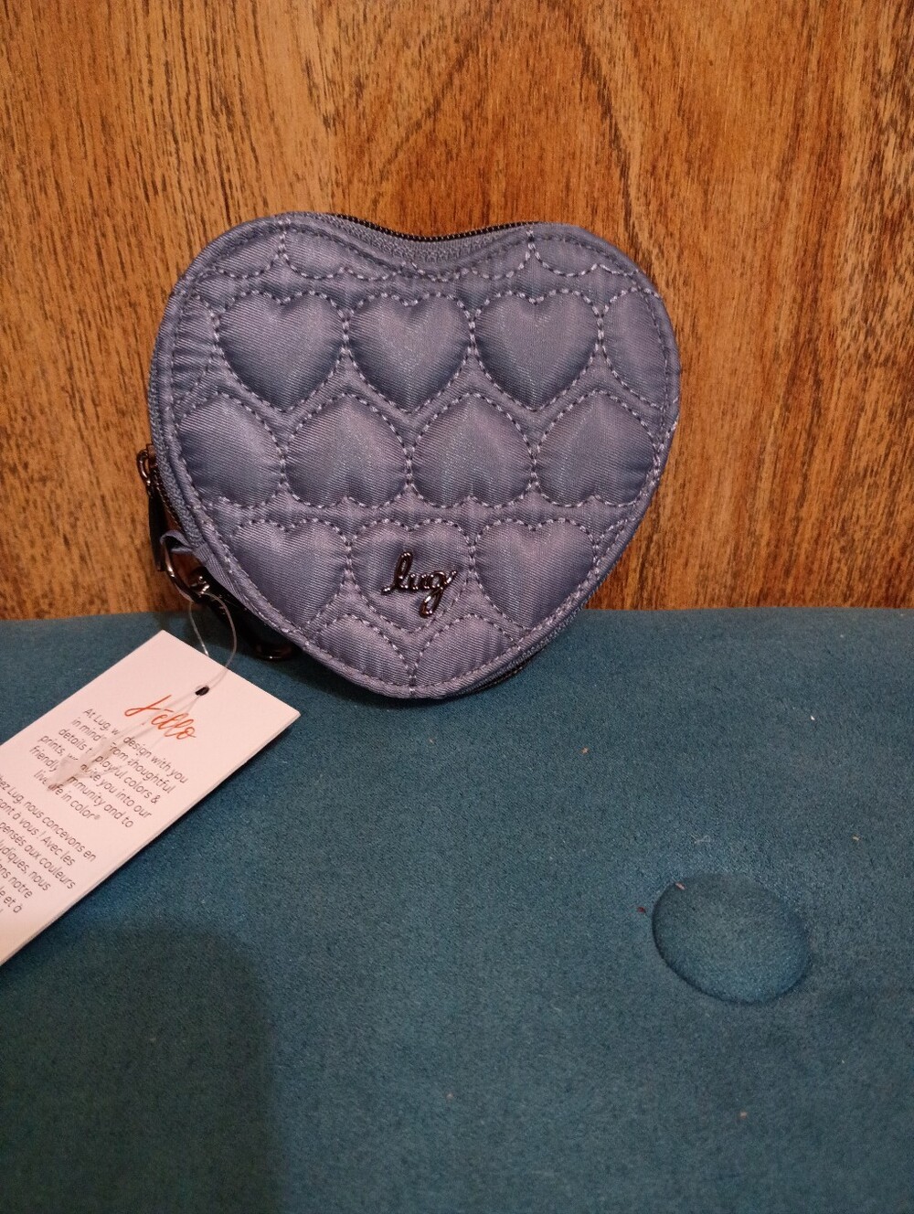 Lug Heart Pouch In Blue Moon NWT